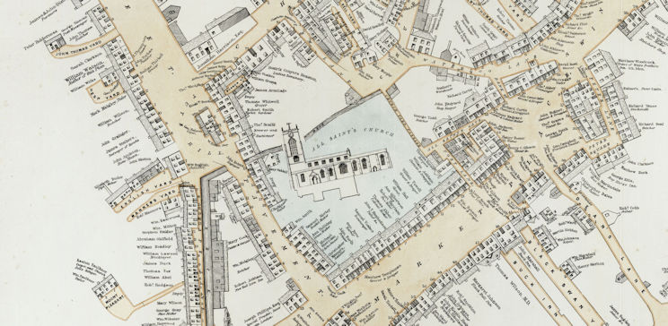 William Watson Map of Pocklington 1855